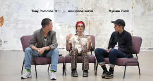 Interview de Tony Colombe. K, ana•mona servo et Myriam Ziehli